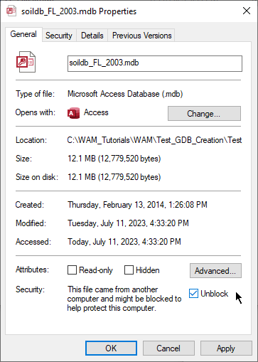 Unblock Access